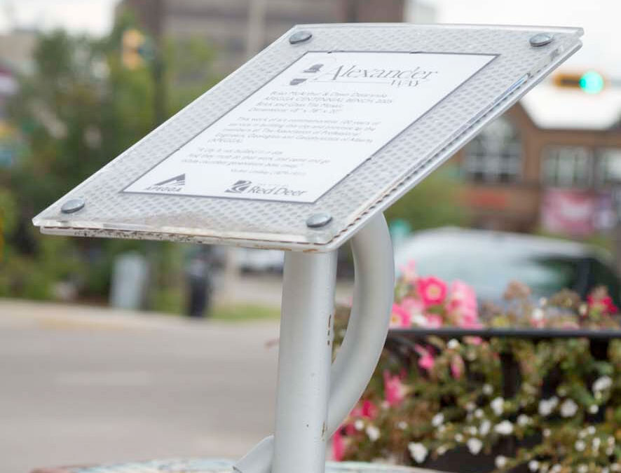 Alexander Way Interpretive Sign