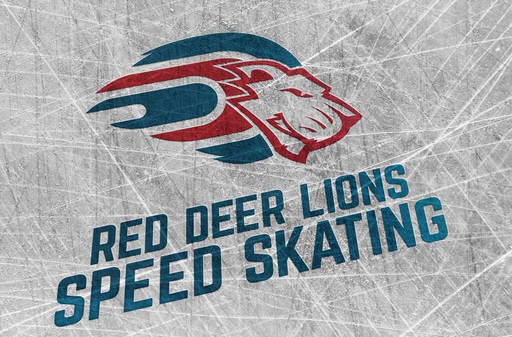 Red Deer Lions Speed Skating Brand