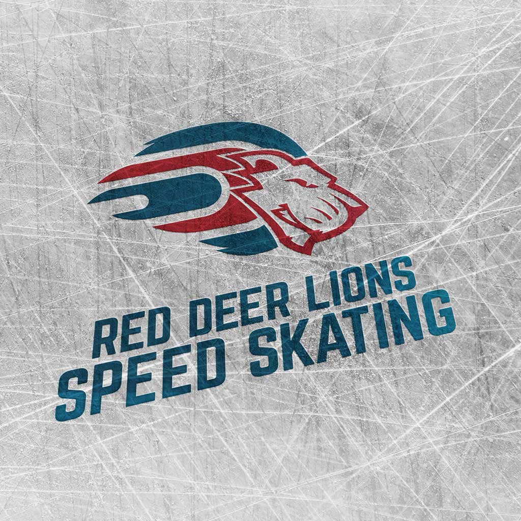 Red Deer Lions Speed Skating Brand